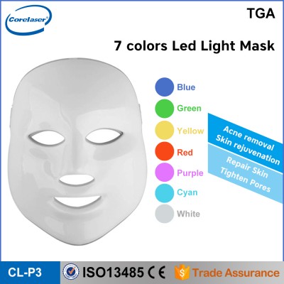 high quality manufacturer! 7 color bio-light therapy skin led pdt machine for salon or home use